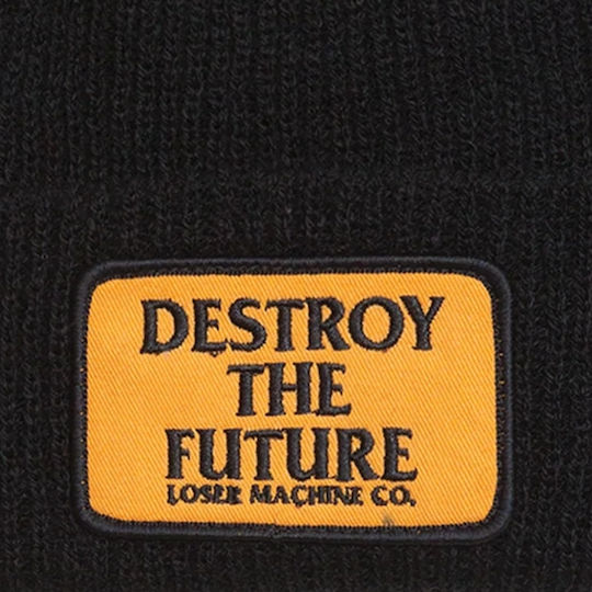 Beanie Unisex Beanie Gestrickt in Schwarz Farbe