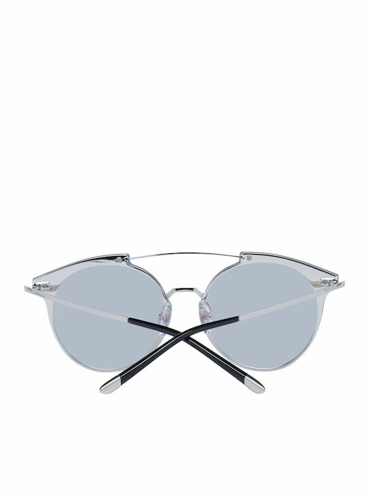 Ana Hickmann Women's Sunglasses with Gray Frame and Silver Mirror Lens HI3060 6803