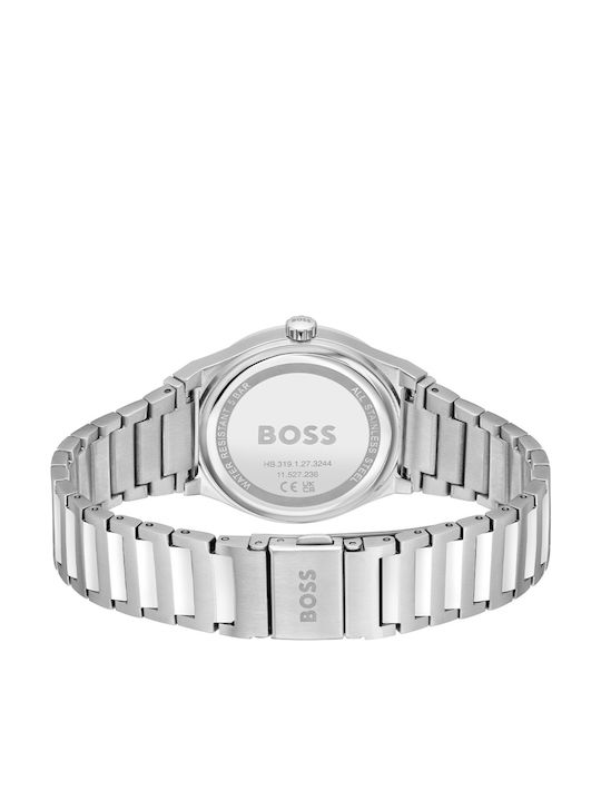 Boss Ρολόι Μπαταρίας με Μεταλλικό Μπρασελέ Boss Ρολόι Μπαταρίας με Μεταλλικό Μπρασελέ