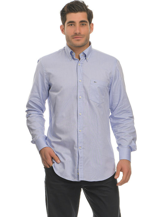 Cu mânecă lungă Cămașă Light Blue
