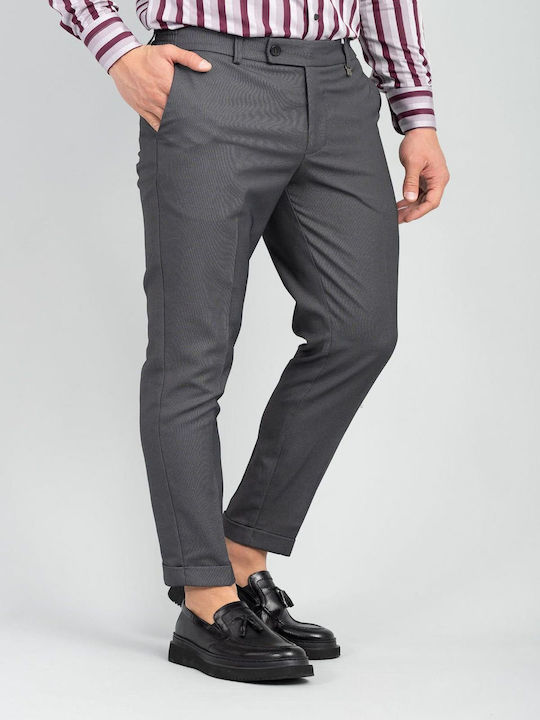 Vittorio Artist Vittorio Men's Trousers Elastic Gray