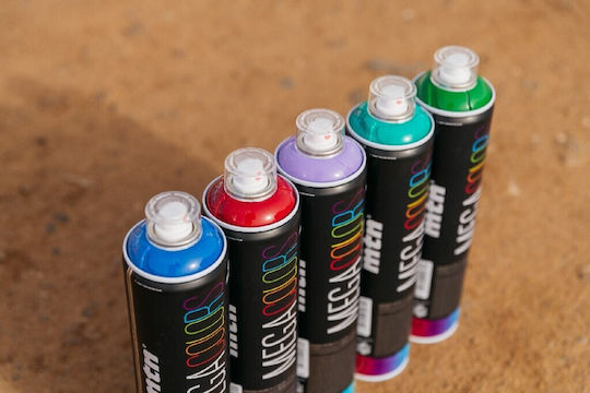 Montana Colors Σπρέι Βαφής Mega Colors Ασημί 600ml