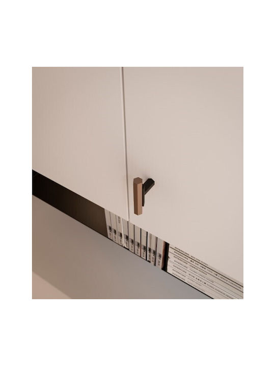 Emuca Knob Furniture made of Metallic Bronze with Black Checkmate 223-9362808PAT 1pcs