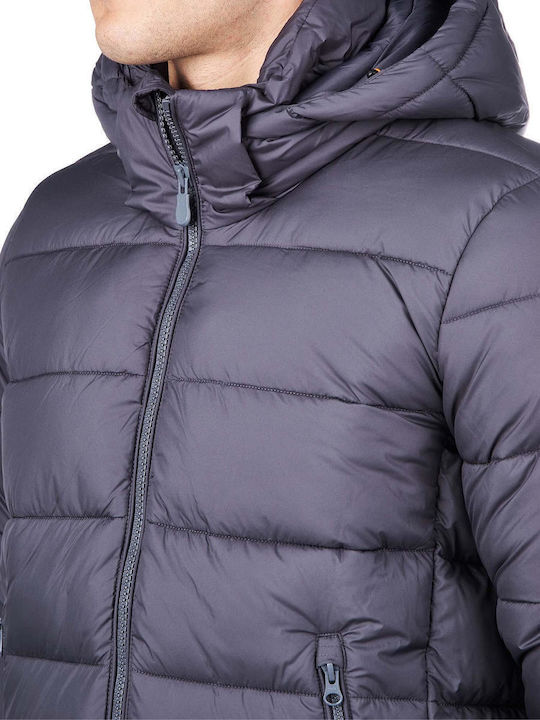 Winter Jacket Puffer Waterproof Gray