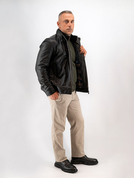 Leather Jacket Black.