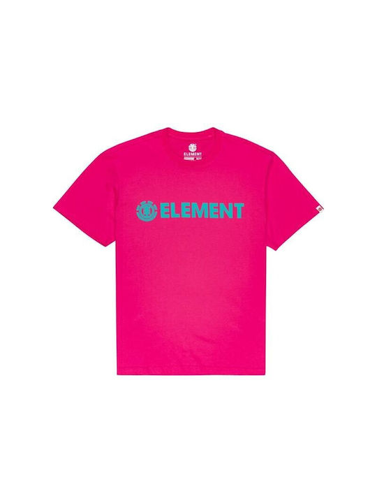 Element Blazin Ss Ανδρικό T-shirt Κοντομάνικο Φούξια