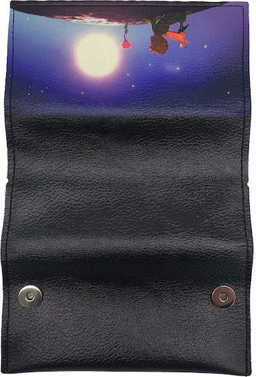 Gift-Me Leather Tobacco Pouch With Magnetic Clasp Purple