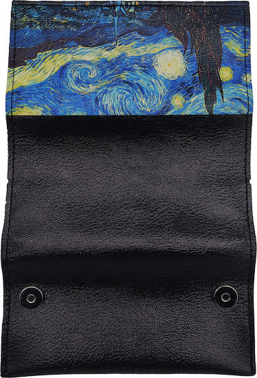 Gift-Me Van Gogh Чанта от Син еко кожа с магнитно закопчаване