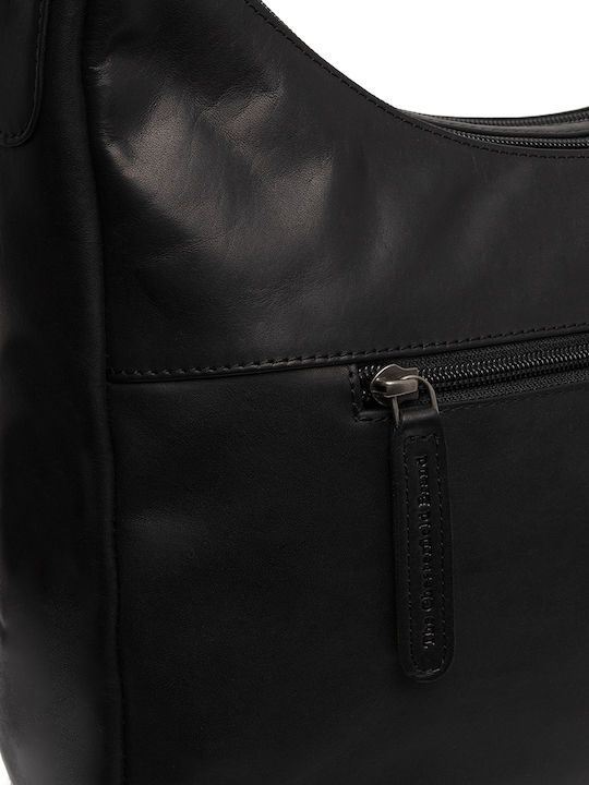 Leather Women's Bag Crossbody Black