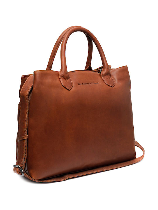 Leather Women's Bag Handbag Tabac Brown