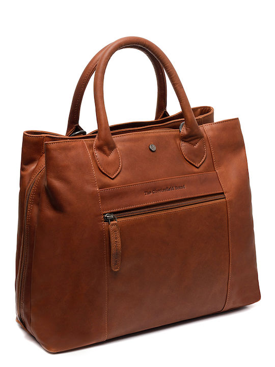 Leather Women's Bag Handbag Tabac Brown