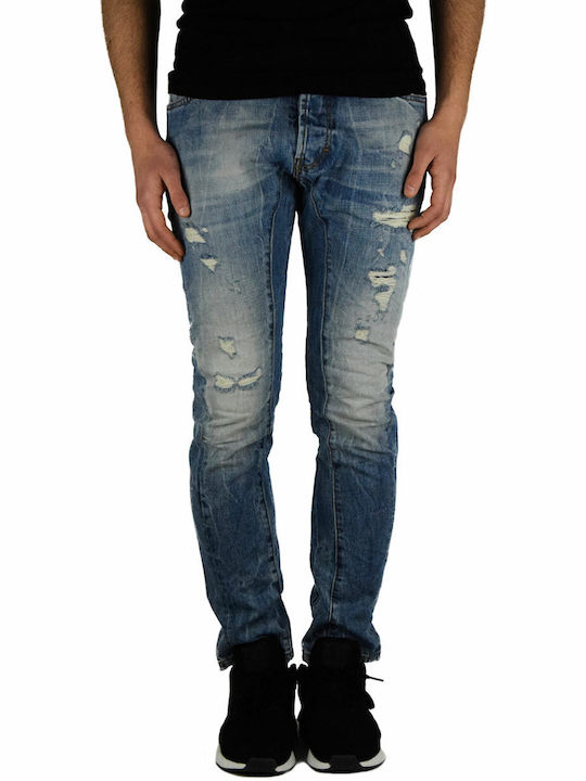 Cover Jeans Men's Jeans Pants in Loose Fit Blue