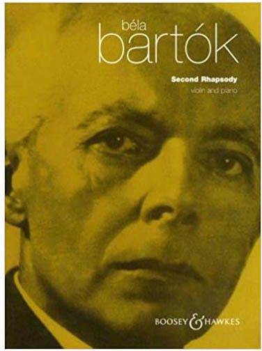 Boosey & Hawkes Bela Bartok Second Rhapsody Violin & Piano Sheet Music for Violin / Piano