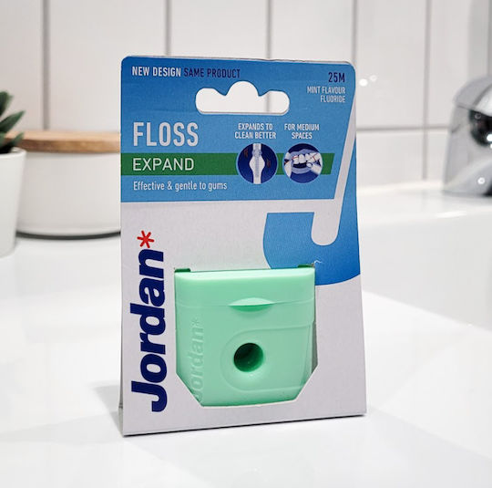 Jordan Expand Waxed Dental Floss with Mint Flavour 25m