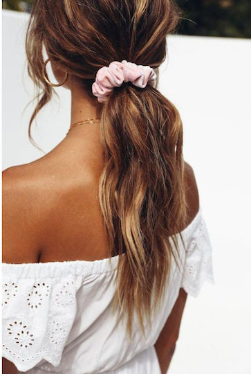 ecarla Scrunchie Blau