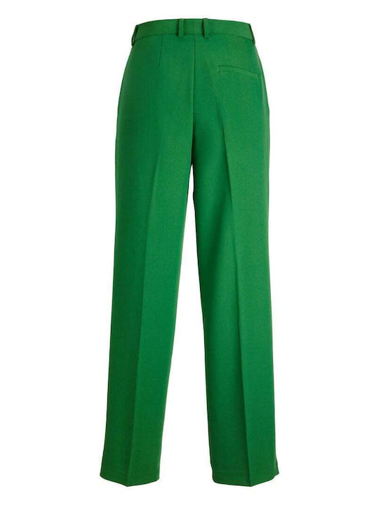 Jack & Jones Women's Fabric Trousers Green
