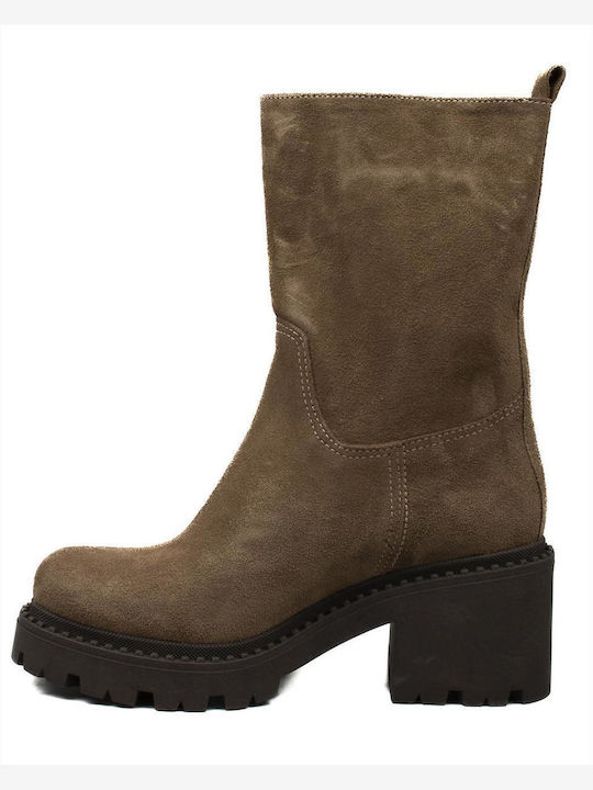 Zakro Collection Wildleder Damen Knöchelstiefel Pouro