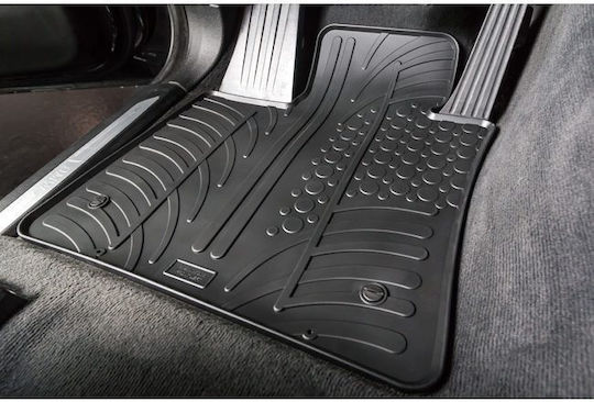 Auto Gs Set of Front and Rear Mats 4pcs for Ford Kuga 2016 Black