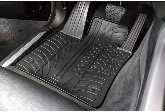 Auto Gs Set of Front and Rear Mats 4pcs for Ford Kuga 2016 Black