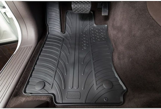 Auto Gs Set of Front and Rear Mats 4pcs for Ford Kuga 2016 Black