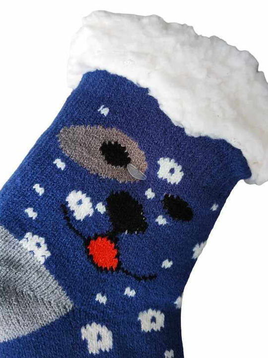 Fengi Kids' Socks Non-Slip Blue