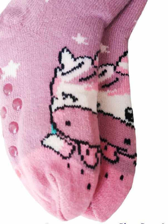 Fengi Kids' Socks Non-Slip Pink