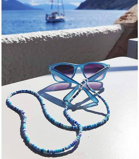 Theodora's Jewellery Αλυσίδα Γυαλιών Ροζ