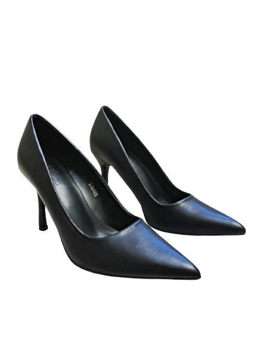 Leather Pointed Toe Stiletto Green High Heels