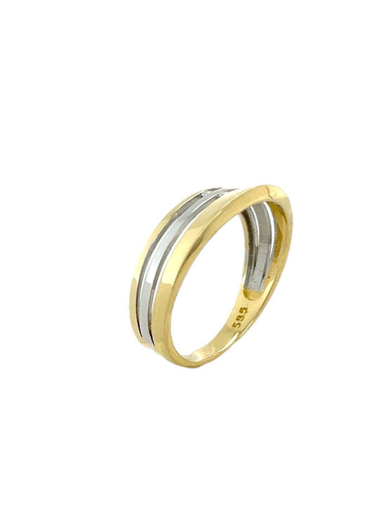 Xryseio Damen Ring aus Weißgold 14K