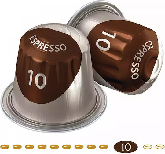 Jacobs Capsules Espresso Intenso Compatible with Machine Nespresso 10caps,tobolek