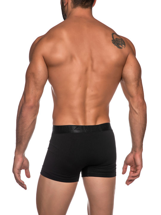 Inizio Men's Boxers Black 2Pack