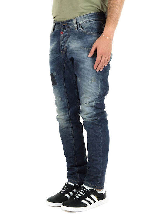 Cover Jeans Cover Biker Herren Jeanshose in Regular Fit Blau