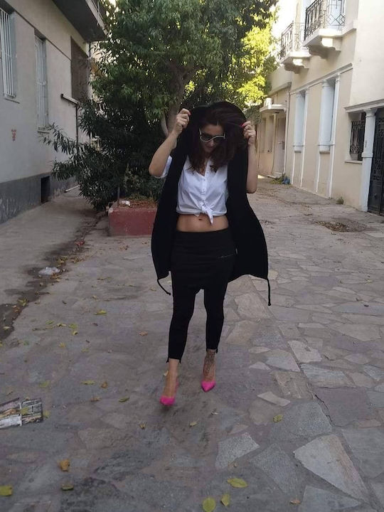 Μακριά Αμάνικη Γυναικεία Ζακέτα Μαύρο