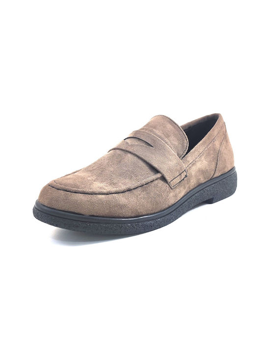 Pegabo Damen Mokassins Taupe