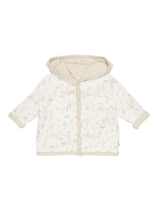 Little Dutch Cardigan pentru copii cu glugă Beige