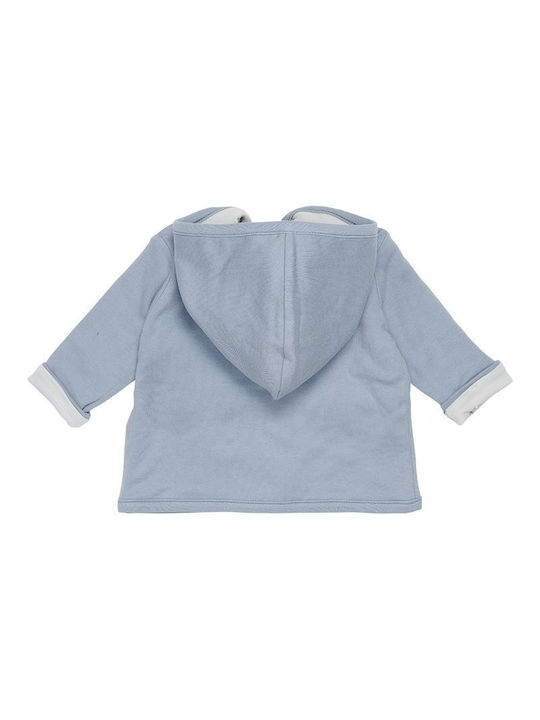 Little Dutch Cardigan pentru copii cu glugă Light Blue