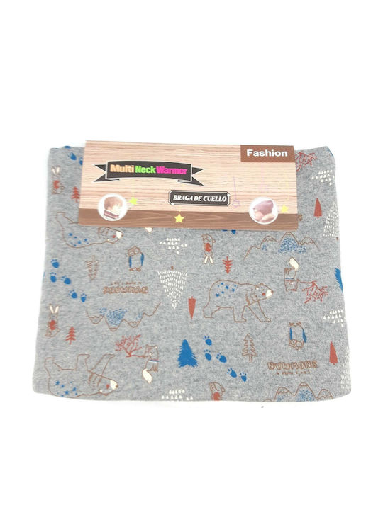 Kids Fleece Neck Gaiter Green