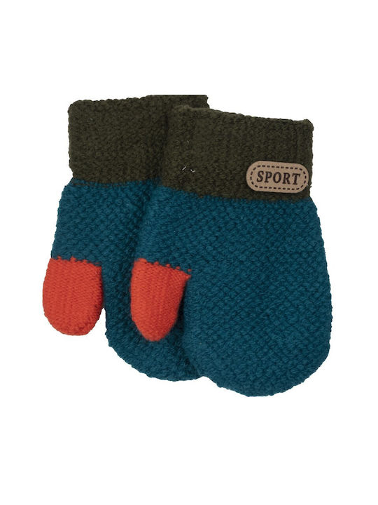 Kitti Knitted Kids MIttens Green