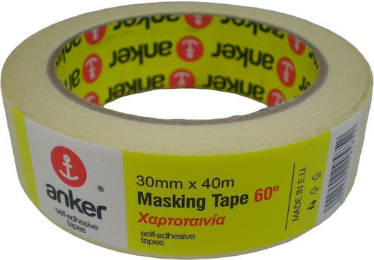 Χαρτοταινία Anker Masking Tape 60° 40 Μ 1 Τεμ 4,8 Εκ