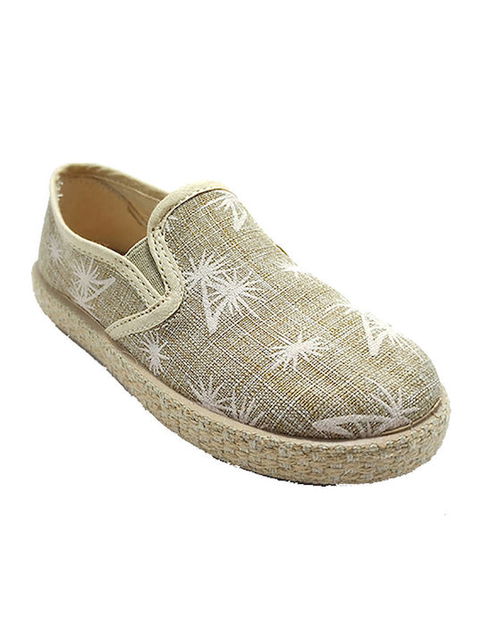 Παιδικές Espadrilles Slip-On Beige