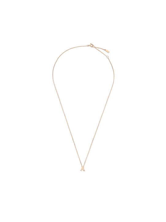 Isabel Bernard Necklace from Rose Gold 14K