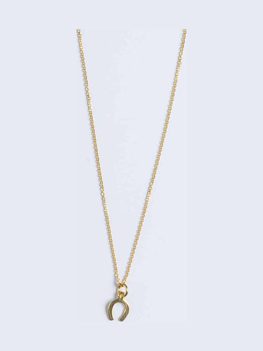 Cuoro Charm Bogen aus Vergoldet Silber