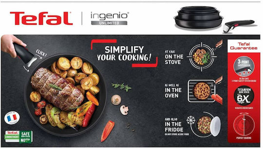 Tefal Ingenio Unlimited Pan aus Aluminium mit Antihaftbeschichtung 28cm