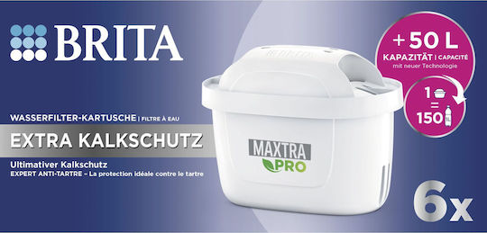 Brita Ersatz-Wasserfilter für Kanne Maxtra Pro Extra Lime Protection 6Stück