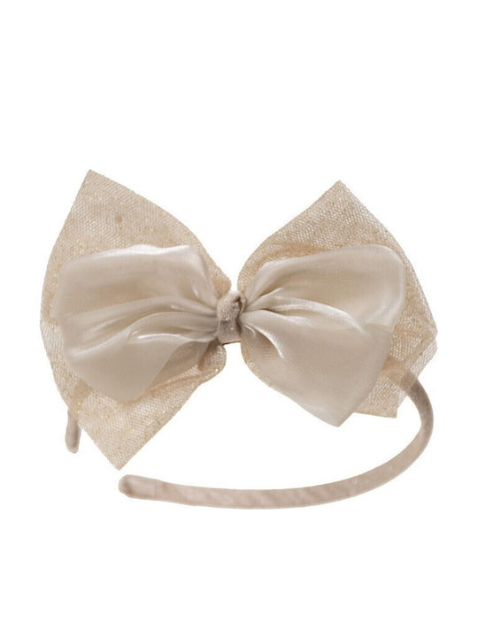 Papillon Kids Παιδική Στέκα Μαλλιών με Φιόγκο Χρυσή