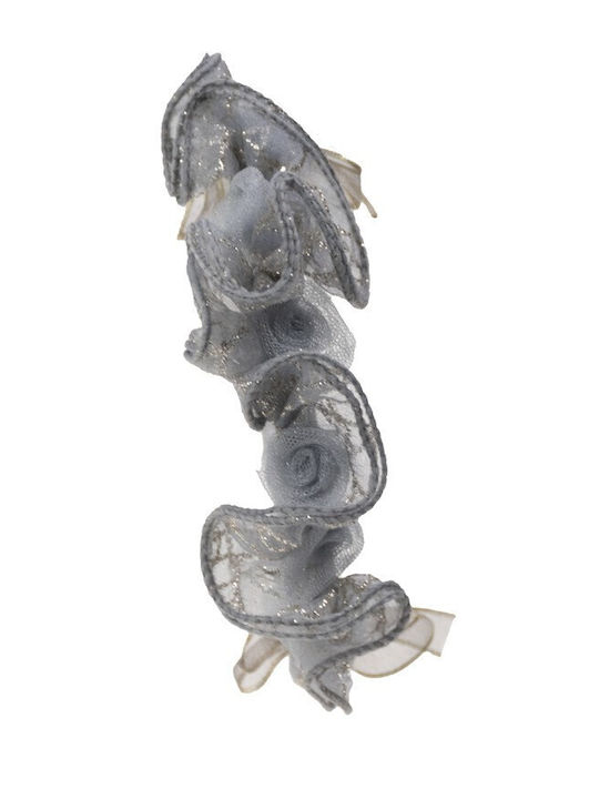 Papillon Kids Gray Kids Headband with Flower