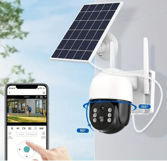 310821 IP Surveillance Camera Wi-Fi Full HD 1080p Waterproof Battery Powered with Two-Way Communication and Lens 3.6mm