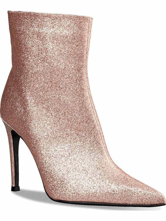 Stiefeletten Damen Rosa
