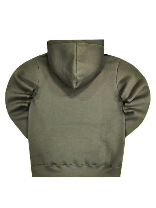 Henry Clothing Men's Sweatshirt with Hood Green