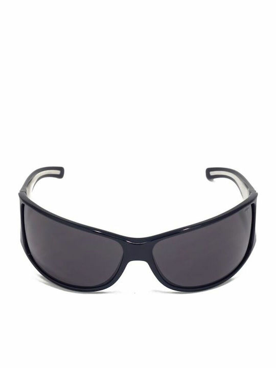 Sting Unisex Γυαλιά Ηλίου με Μαύρο Κοκκάλινο Σκελετό και Μαύρο Φακό